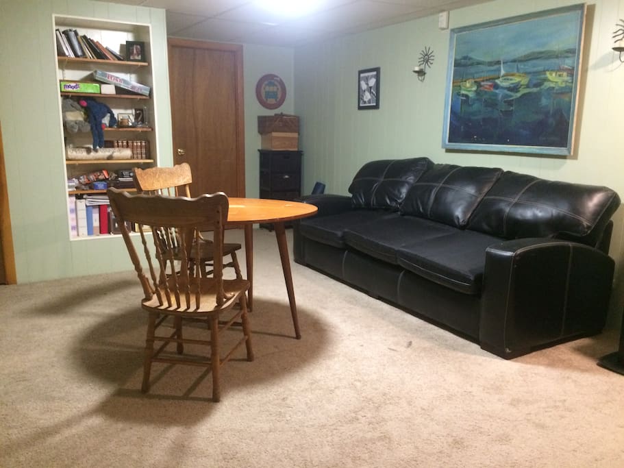 Private living room area