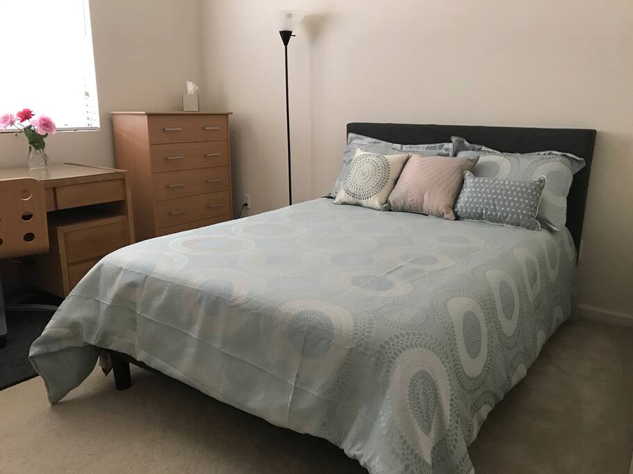 Comfy full size bed