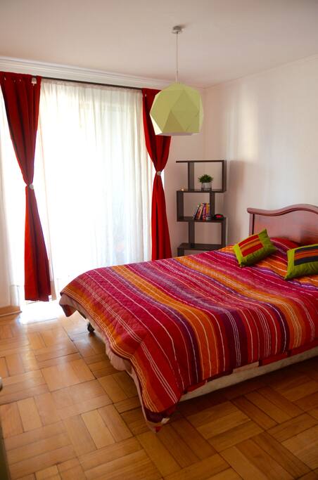 double room with big closet and exit to the terrace