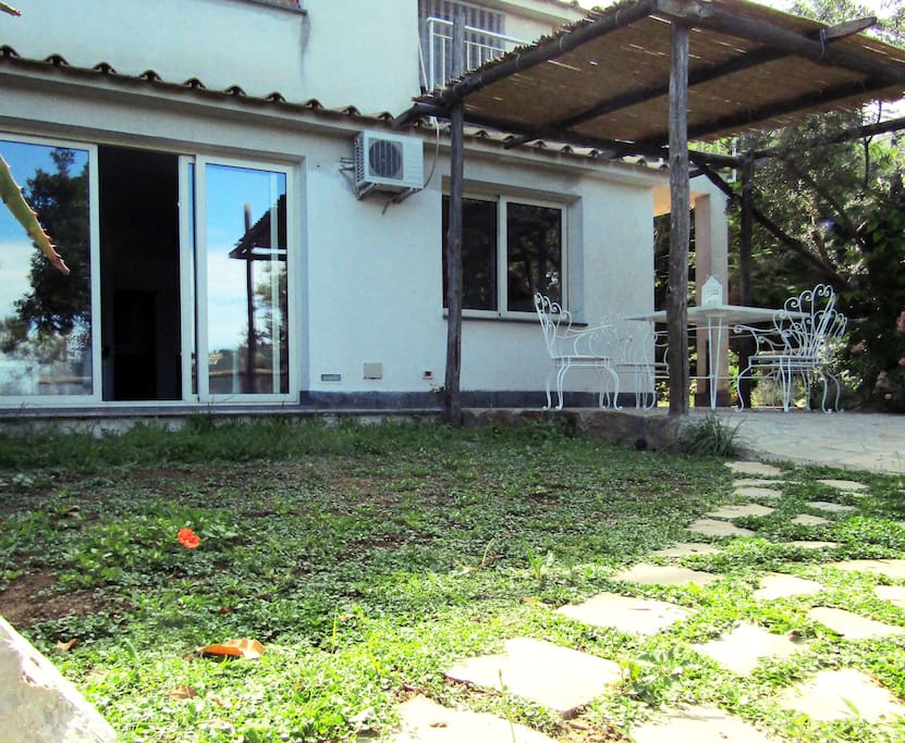 il giardino e il patio