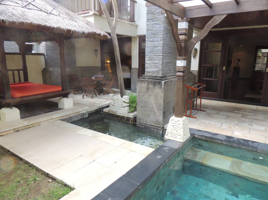 Jardin & Gazebo
privatifs à l'appartement villa