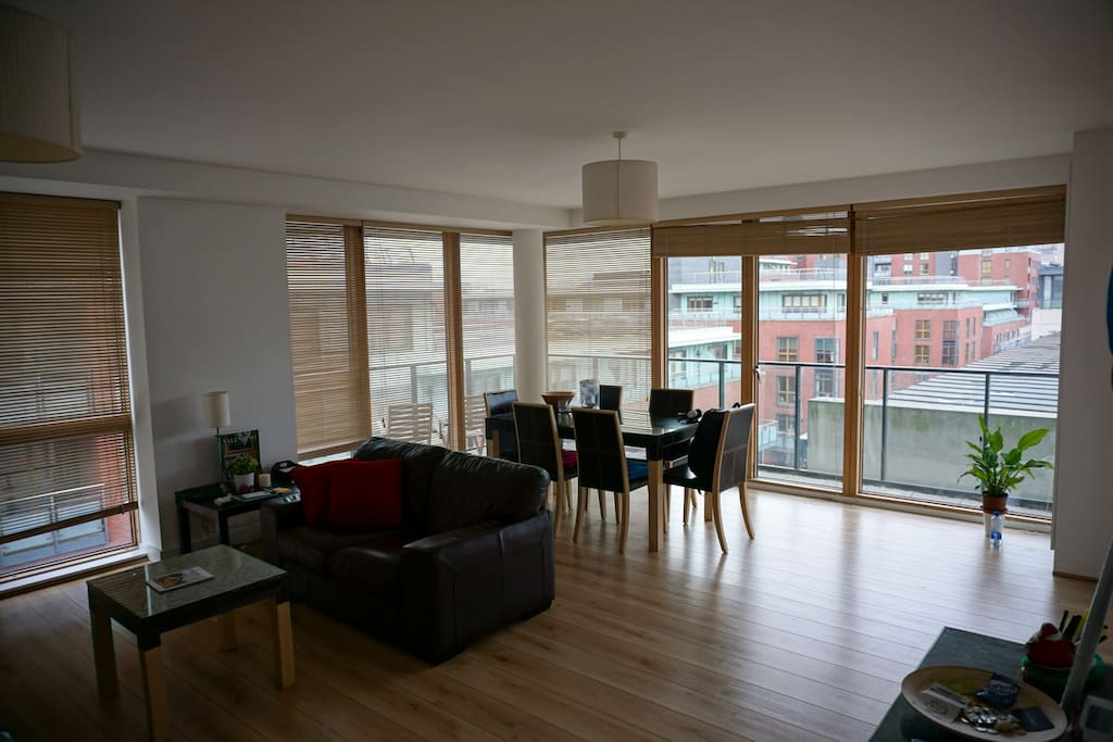Dining table and 5 seater (2+3) sofa