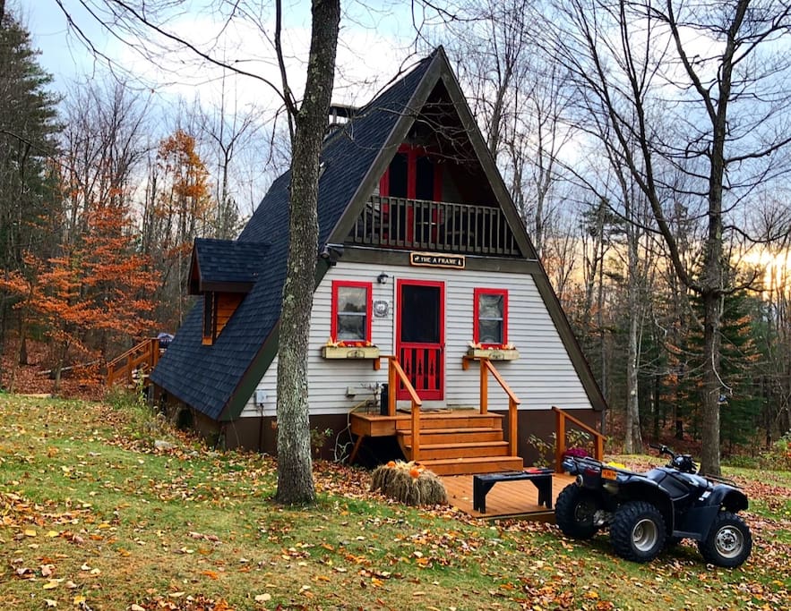 Adirondack Mountainside AFrame Cabins for Rent in Jay, New York