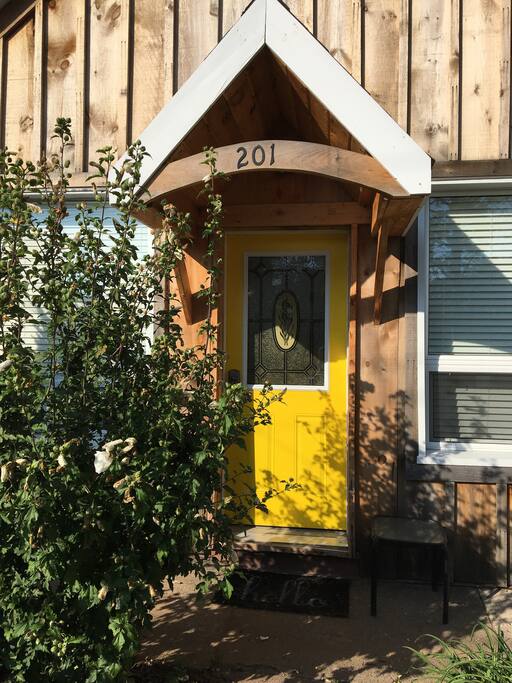Your private entrance to the Airbnb.