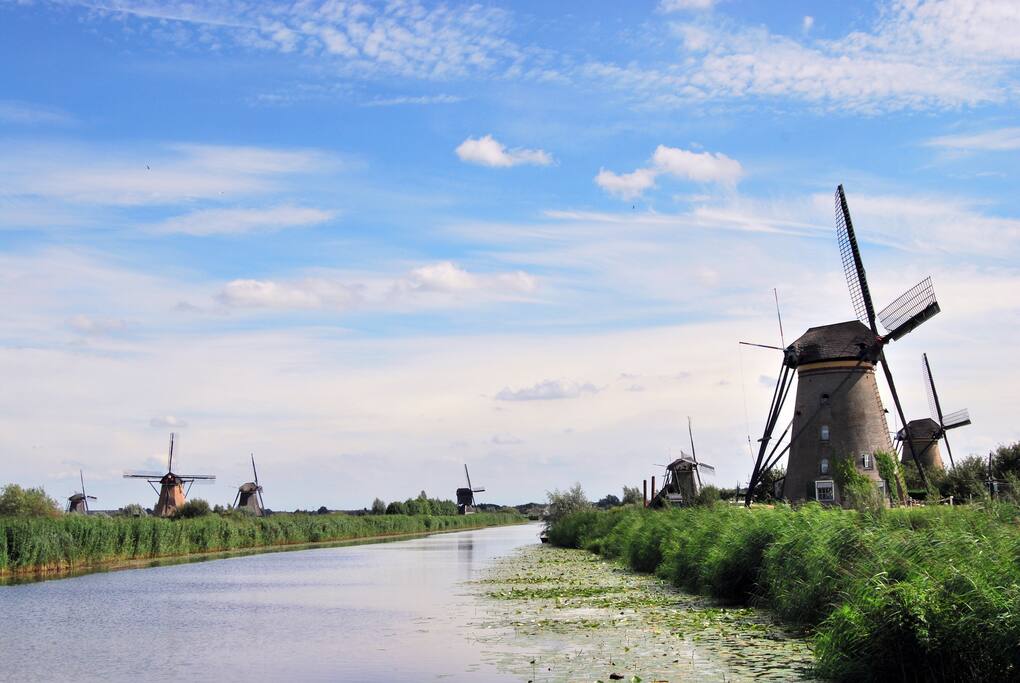 Kinderdijk, 20 minutes on bike....