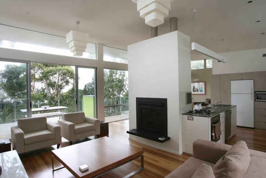 Stunning open plan living and dining area