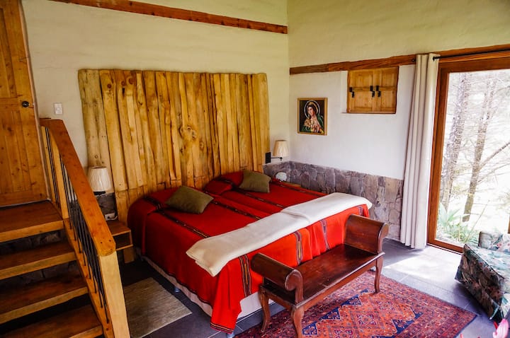 Cabin #1 Master Bedroom