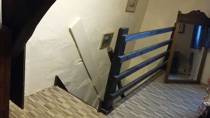 نحن في الطابق العلوي الآن