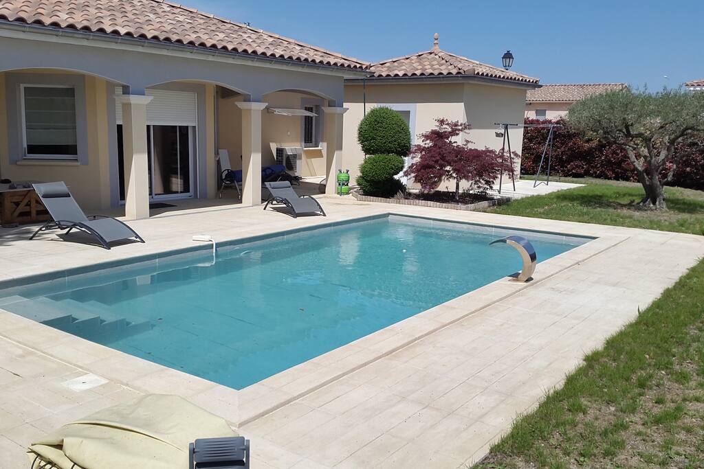 Piscine 4m*8m sécurisée