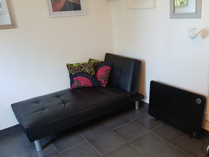 The Hide is compacted, quiet, cosy and private.