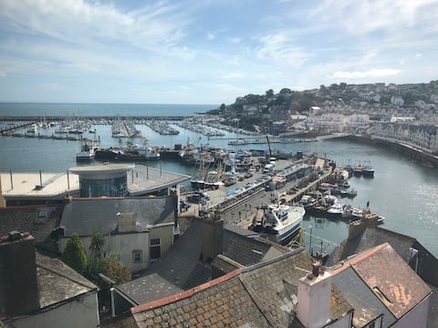 Top performing Airbnb: Stunning views across Brixham harbour in Brixham