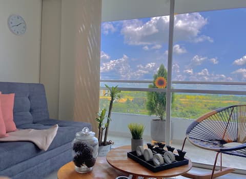 Beautiful apartment with beautiful sunsets