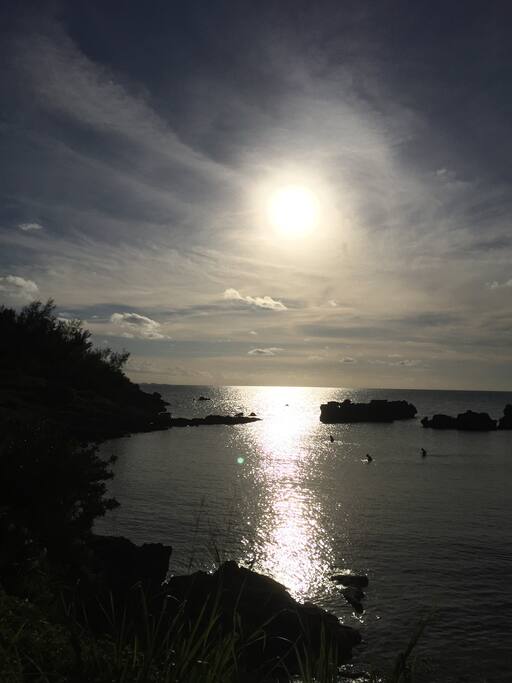Tobacco Bay before sunset.