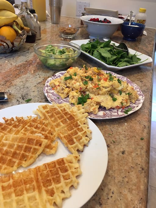 Chef prepared breakfasts during your stay