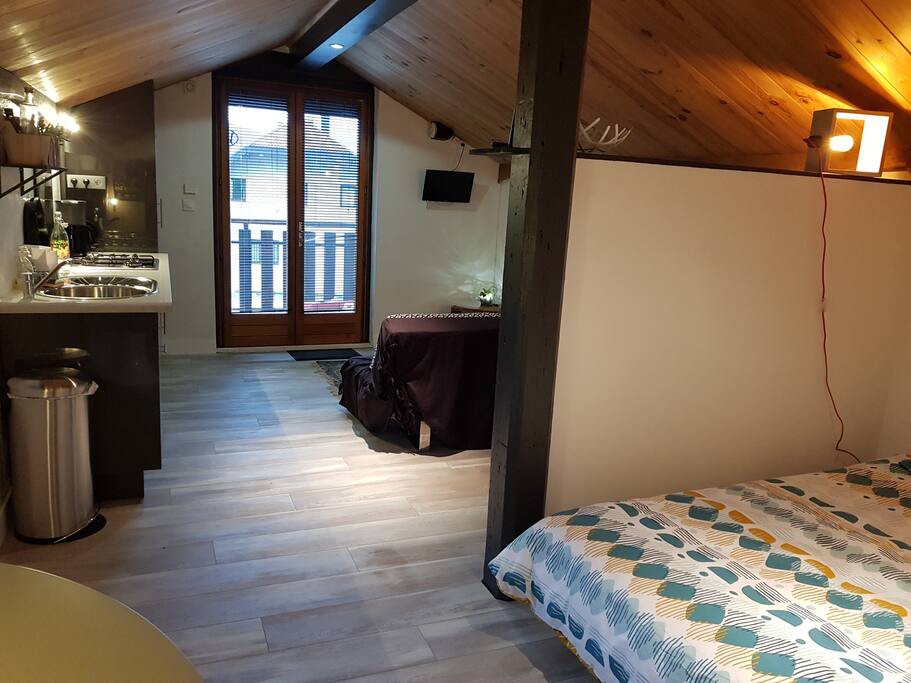 Studio vue intérieure