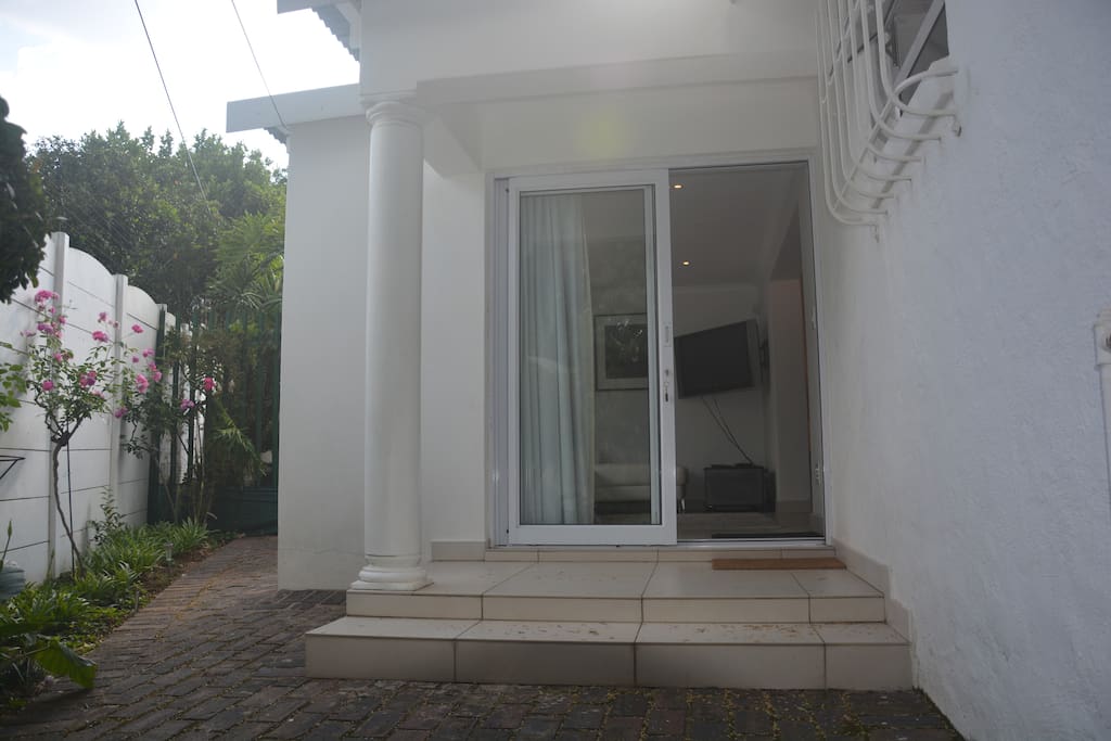 Entrance to the cottage