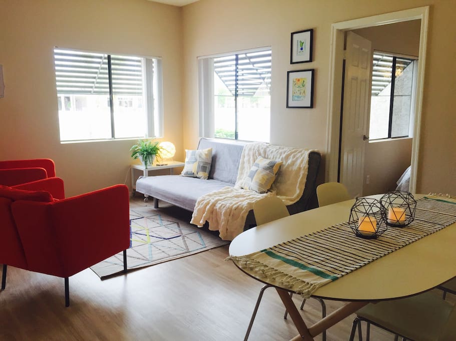 Every window facing lake! Modern & renovated interior.