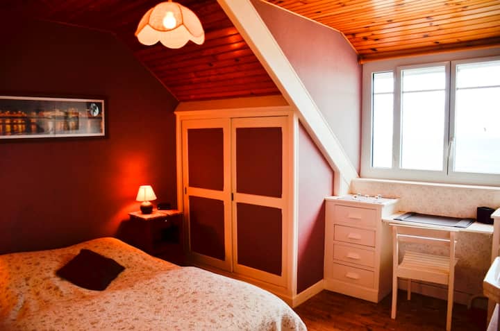 dhomë gjumi dopio pamje nga deti
