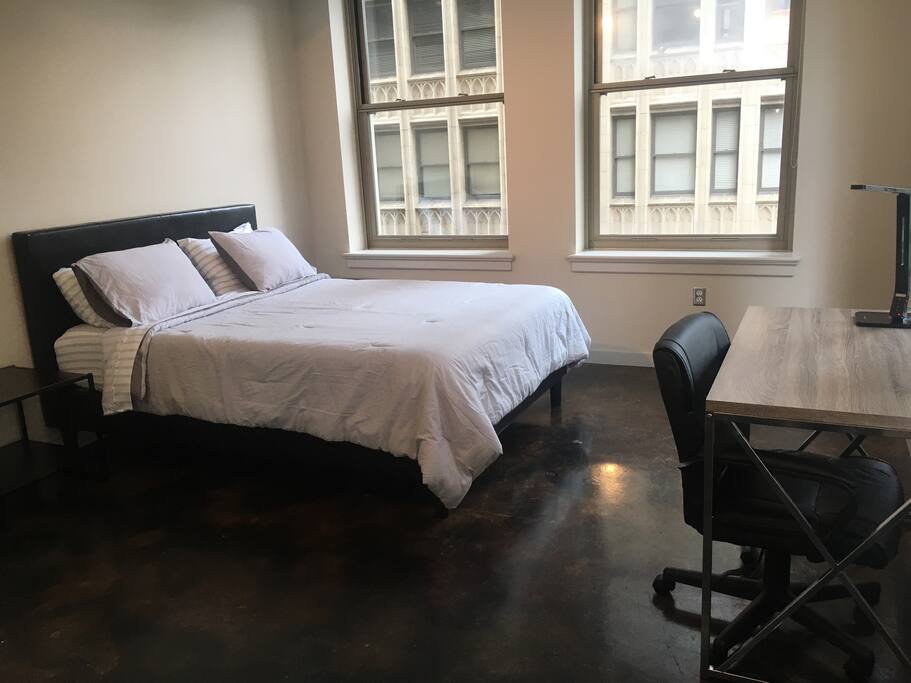 Bedroom and views