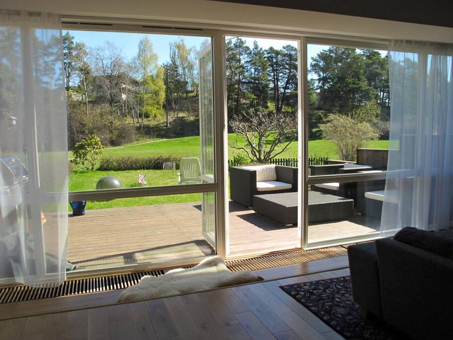 View from living room
