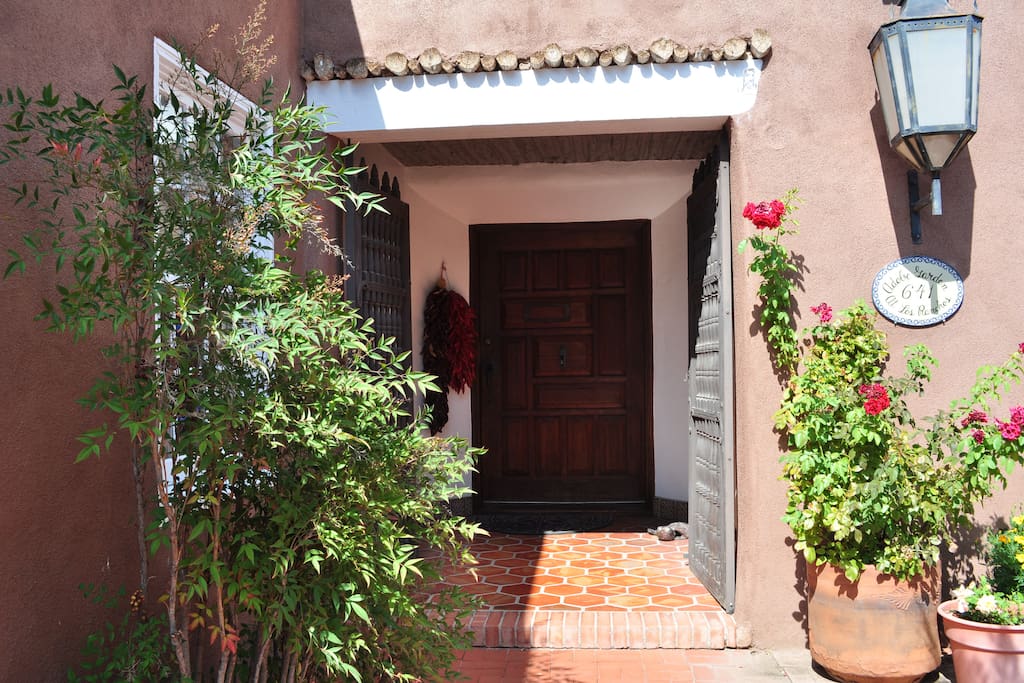 Entrance to main house