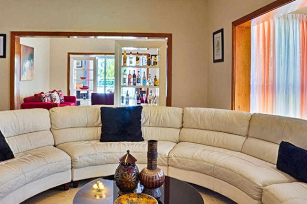 High end decor throughout, checkout the Living Area