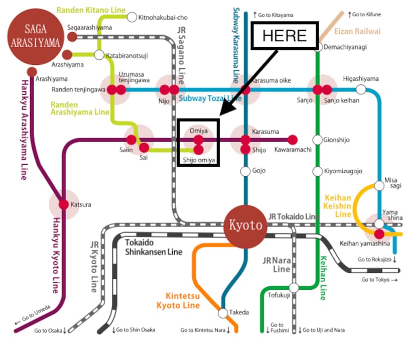 Kyoto Map