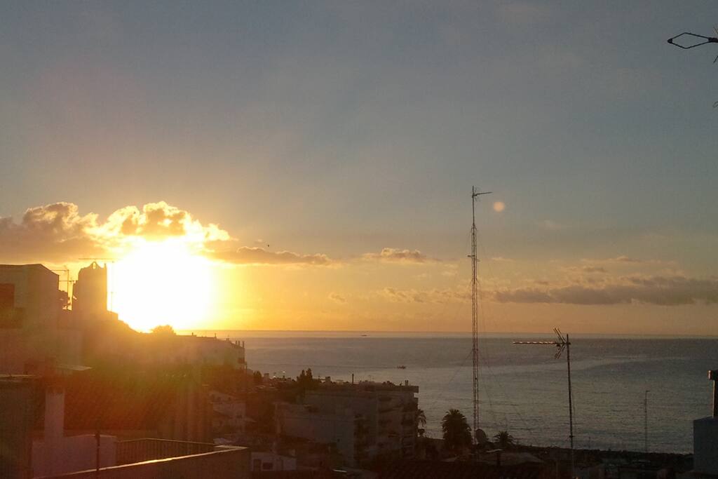 Vista desde la terraza (lado habitación)