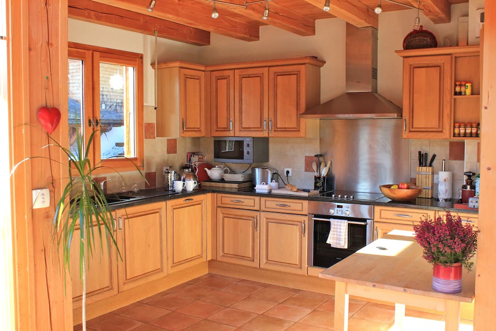 Spacious kitchen