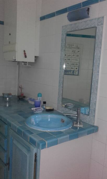 salle de bains indépendante en carrelages Pierre Basset