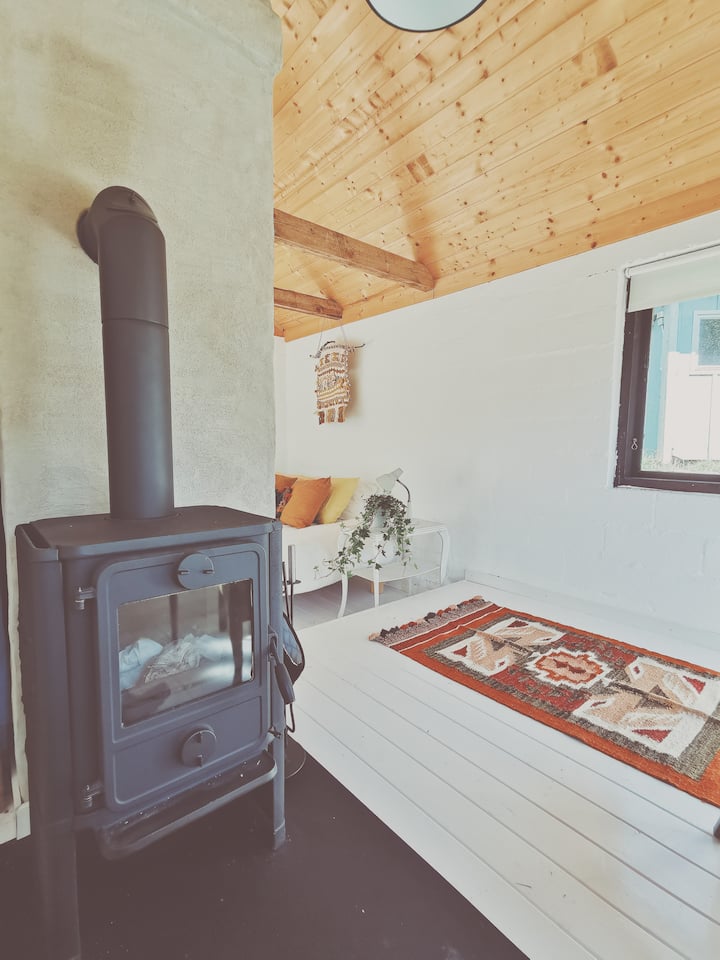 Guest cottage chimney