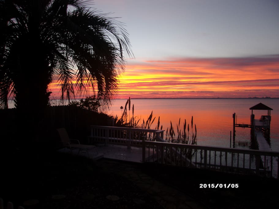 Sunrise in Paradise, every morning.