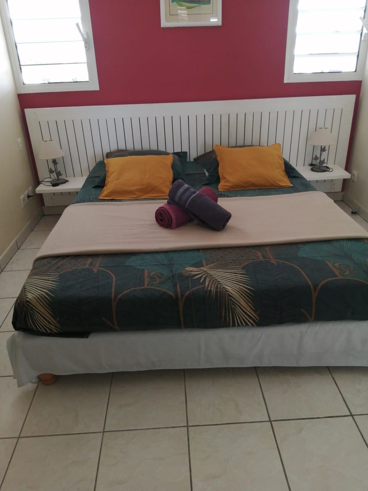 Krevet u glavnom apartmanu 