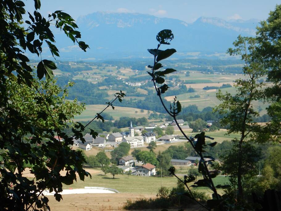 vue de Vovray au dessus de la maison...