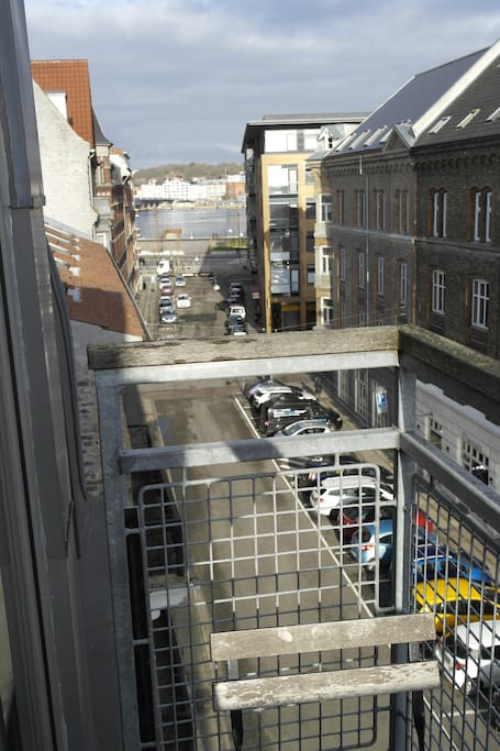 The view from the balcony