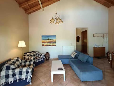 Successful Airbnb property: Spacious mediterranean home near the beach in Δήμος Θάσου