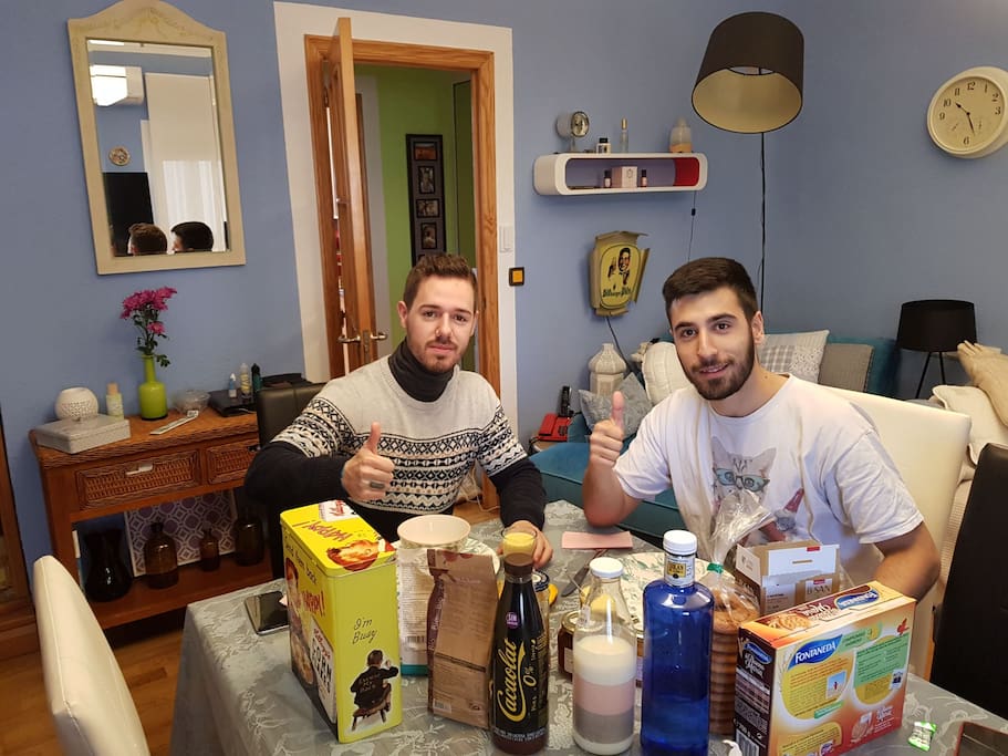 Manu y Pablo de Madrid . unos chicos estupendos.