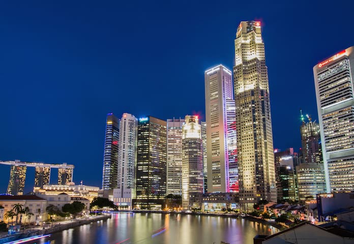 Boat Quay Studio Premium Apartment with River View