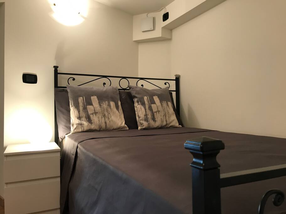 Adapters and sockets right next to youe bed
