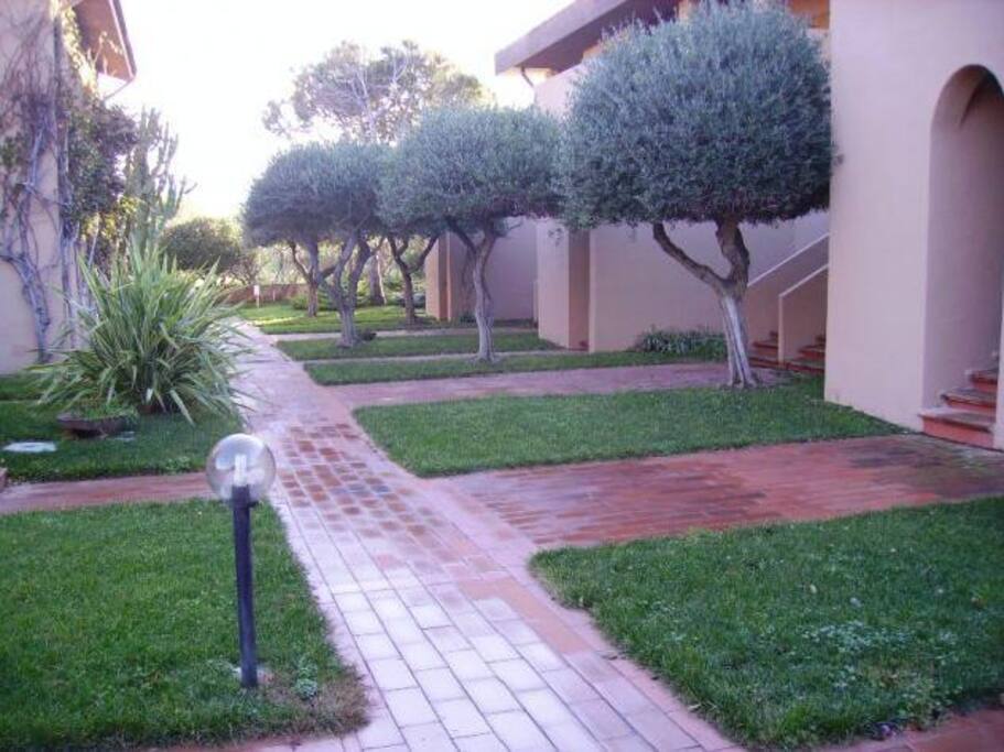 Vialetto che porta all'appartamento