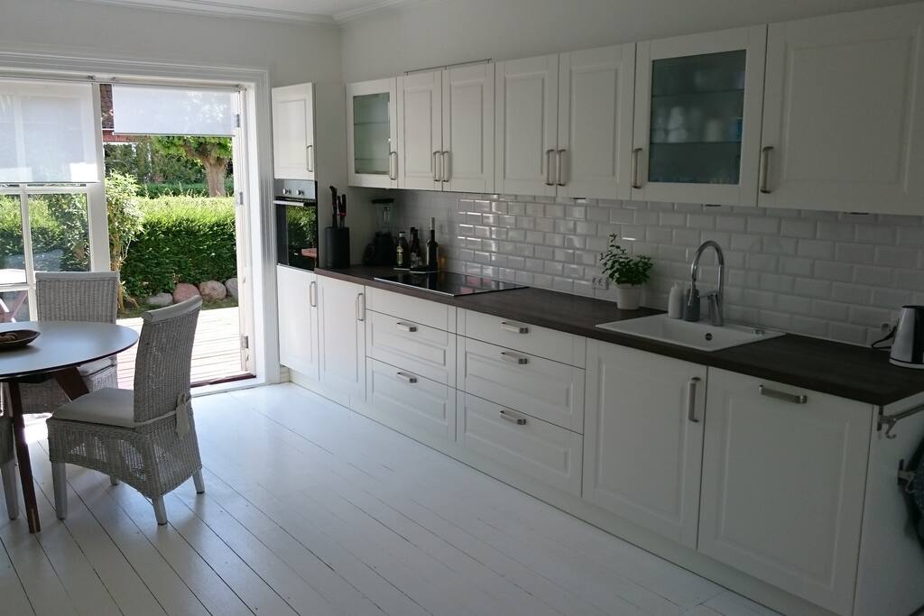 The kitchen.