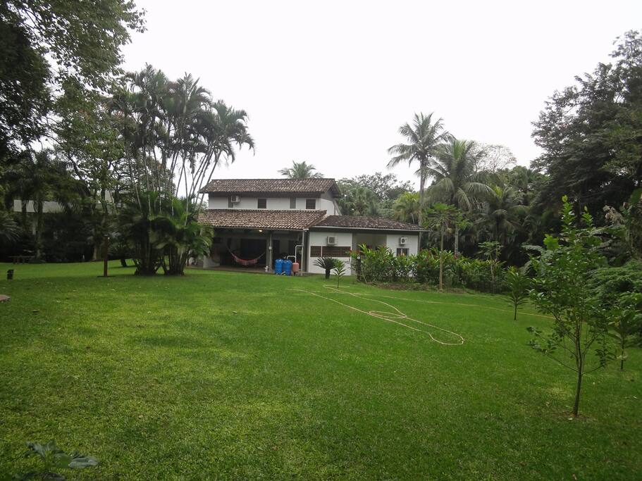 Parte de trás da casa