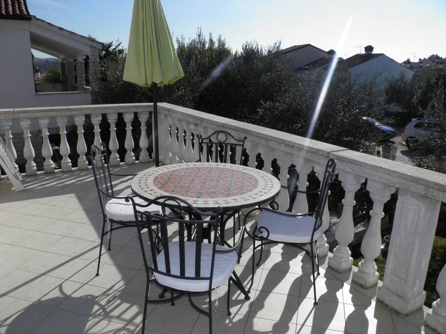 Cozy and sunny terrace
