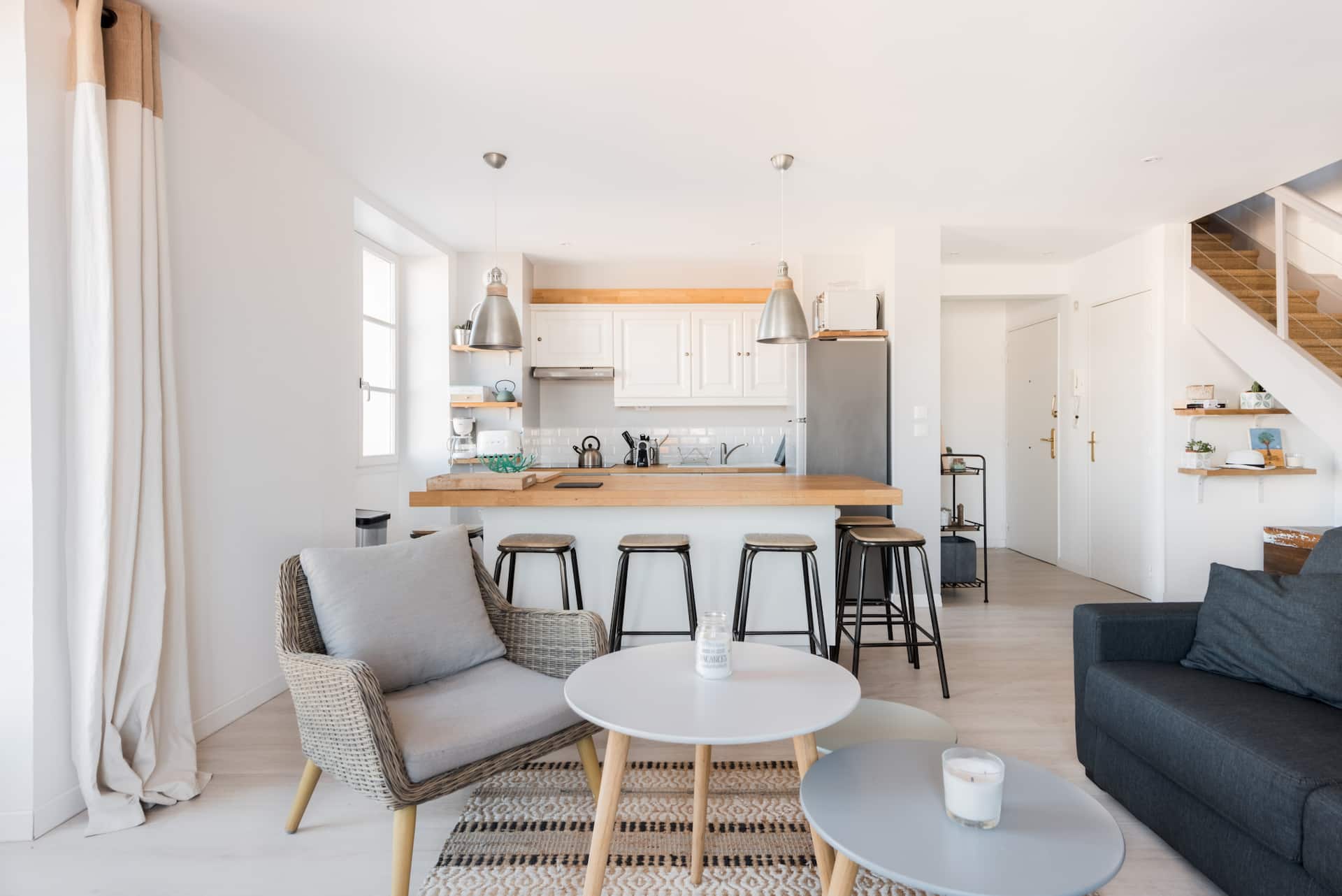 Head to the Sea from a Sleek Duplex in Nice's Old Town