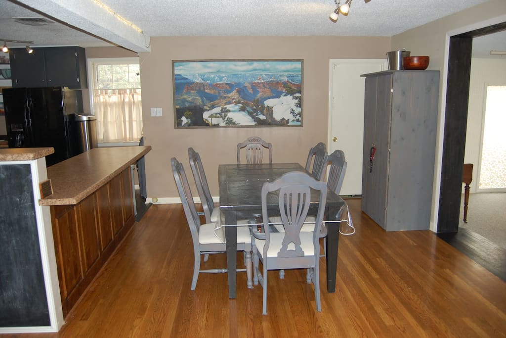 Dining room includes large pantry.