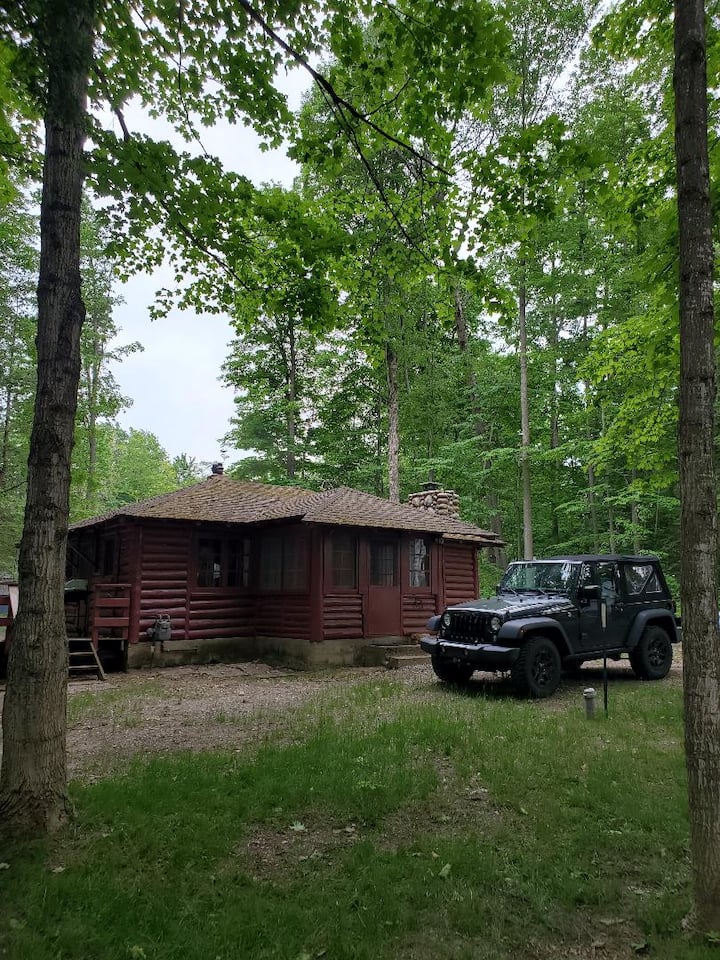 Log Heaven 2 bedroom log cabin near Otsego Lake Cabins for Rent in