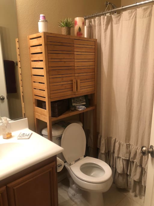 Private bath off bedroom