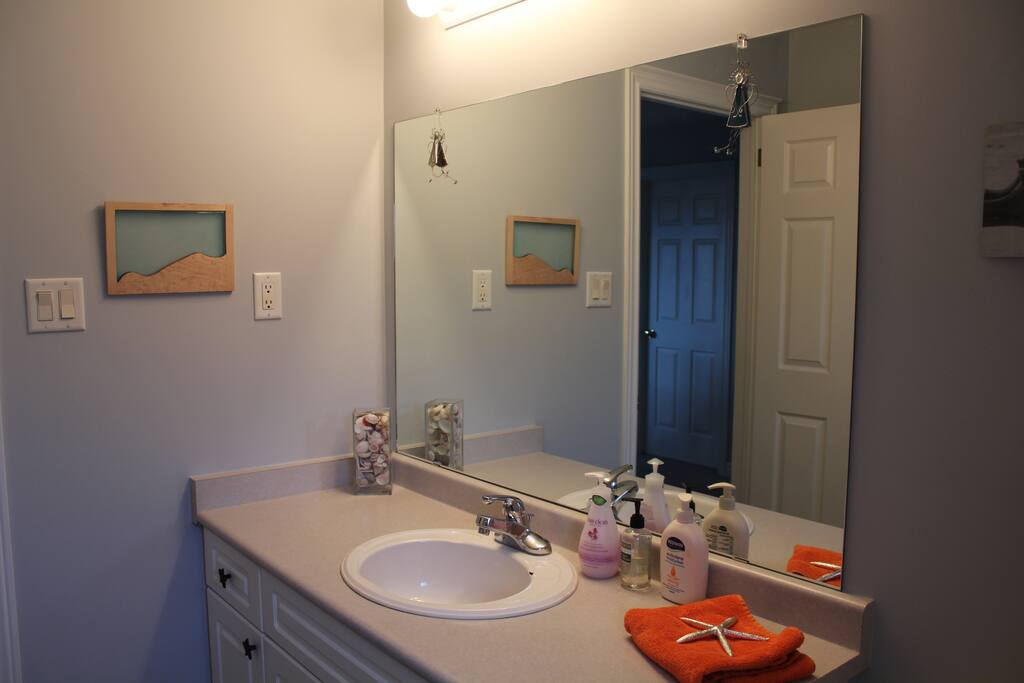 Private bathroom next to your room.