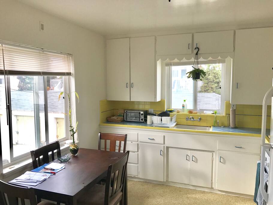 Great kitchen space with everything you need to cook. Help yourself to whatever it is you need!