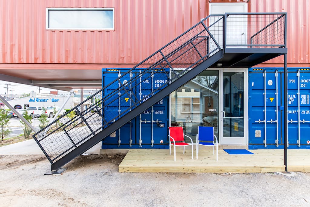 You will stay in the downstairs (blue) containers